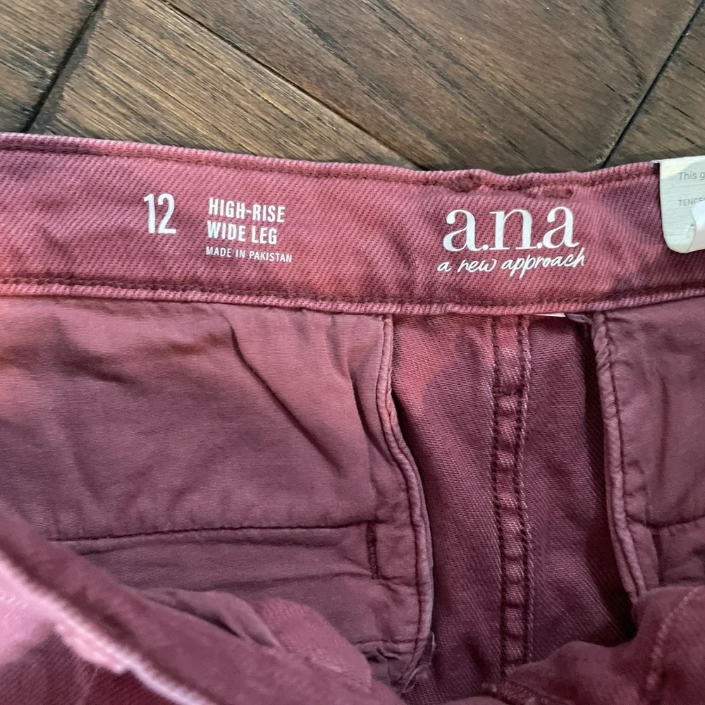 a.n.a Wide Leg‎ Jeans Women's Size 12 NWT High Rise Wide Leg Stretch